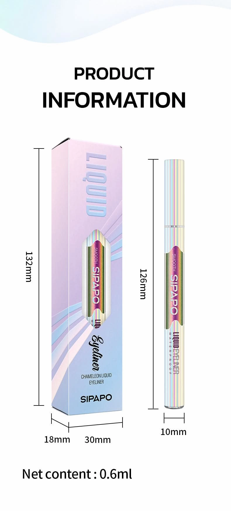 SIPAPO Chameleon Liquid Eyeliner – Waterproof, Long-Lasting, Smudge-Proof
