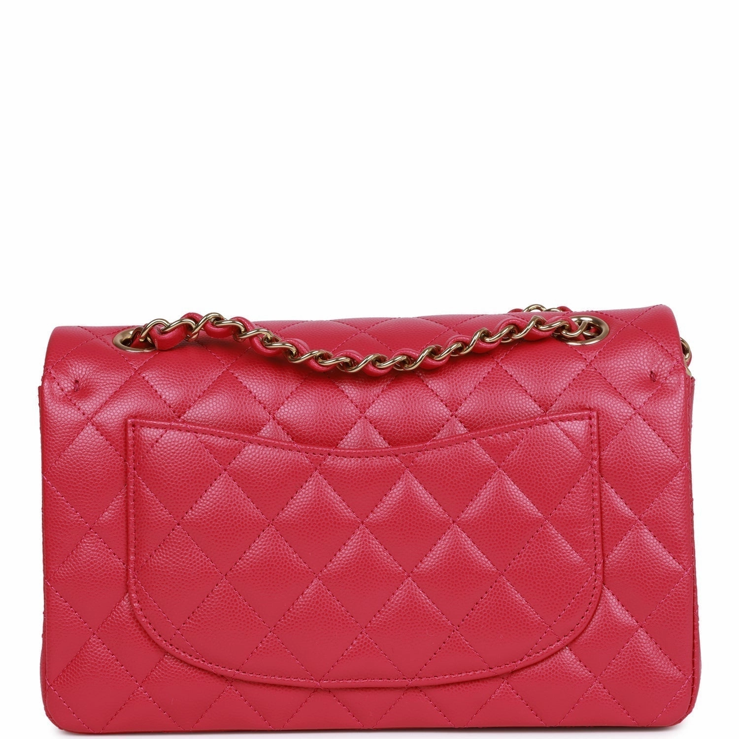 Small Double Act fast VIP-only deal Flap Hardware Caviar Chanel Gold Light Fuchsia Classic