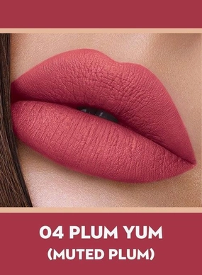 Smudge Me Not Liquid Mini Lipstick - 04 Plum Yum (Muted Plum)