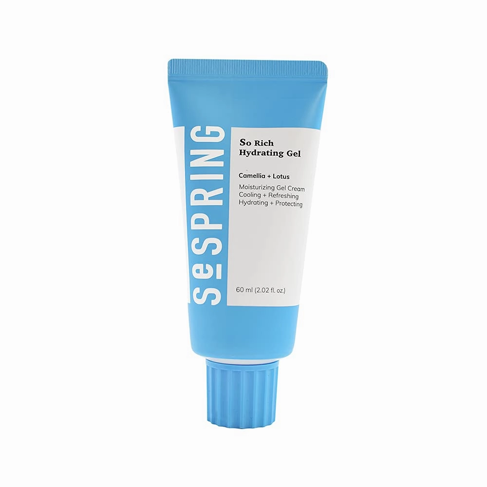 So Rich Hydrating Gel Moisturizer, Gel to Cream Facial Moisturizer, Hyaluronic Acid, Made with Camellia and Lotus, Korean Skincare, Clean Beauty, Vegan, Cruelty Free,   Paraben Free, 2.02 oz