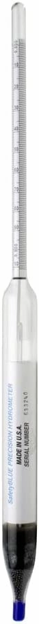 SP Bel-Art, H-B DURAC Safety 1.000/1.220 Specific Gravity Combined Form Thermo-Hydrometer (B61821-0400)