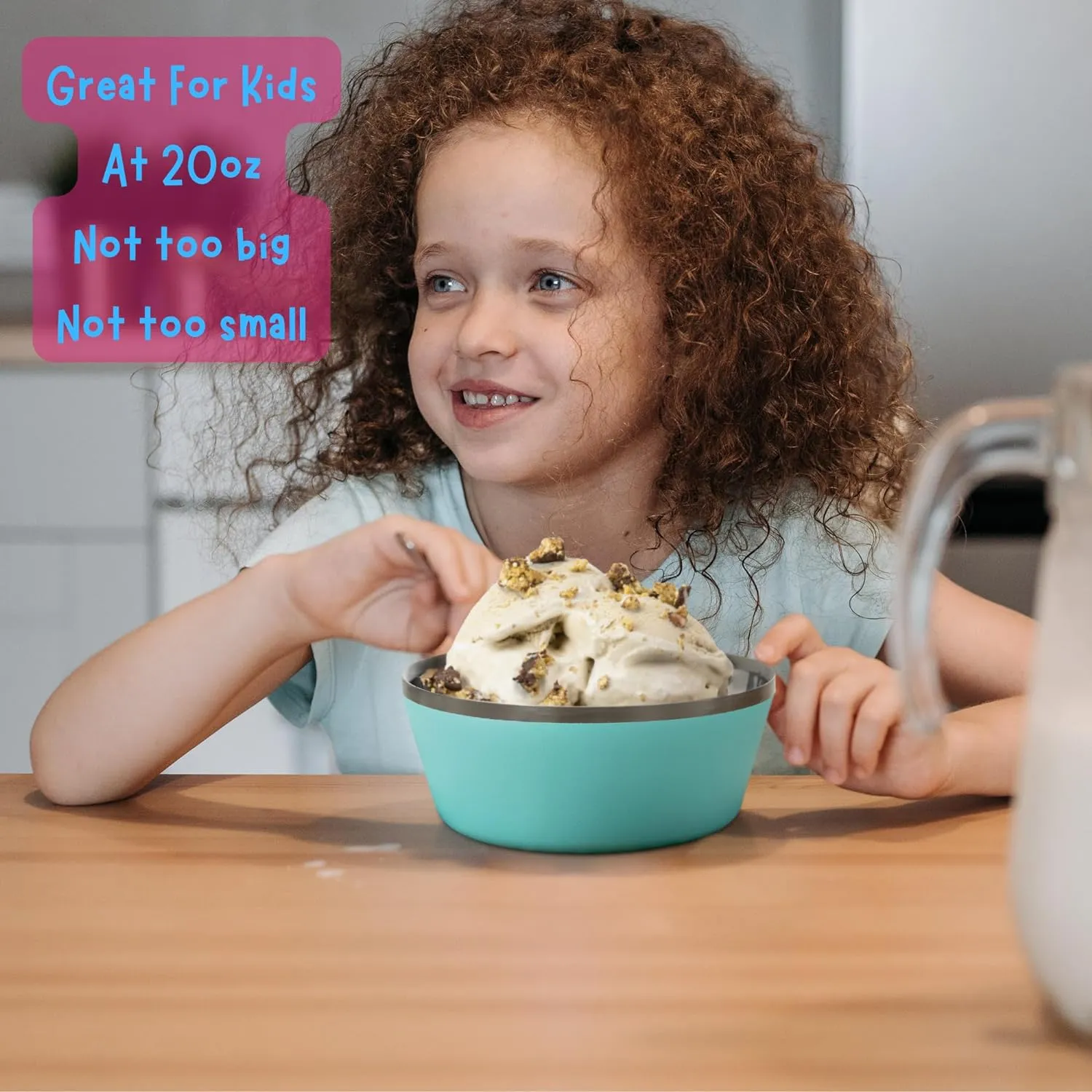 Stainless Steel Insulated Bowls for Kids and Adults - Set of 4-20 Oz Double Wall Metal Bowls for Ice Cream, Soup, Cereal, Snack, Rice Dish, Camping (Assorted 2 (Navy, Green, Teal Blue, Coral))