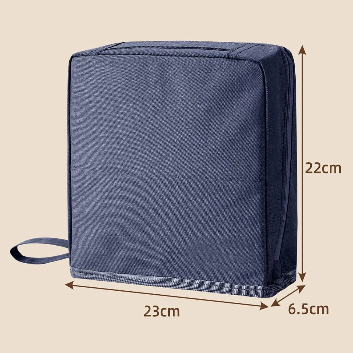 Standing Makeup Bag, Doresty Standing Makeup Bag Portable, Large Capacity, Waterproof with Compartments (Purple)