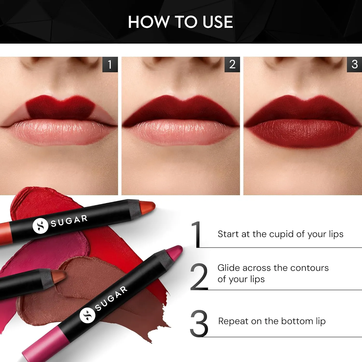 SUGAR Cosmetics Matte As Hell Crayon Lipstick05 Rose Dawson (Rose Pink) Highly pigmented, Creamy Texture, Long lasting Matte Finish
