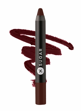SUGAR Matte As Hell Crayon Lipstick - 13 Murphy Brown (Chocolate Burgundy)