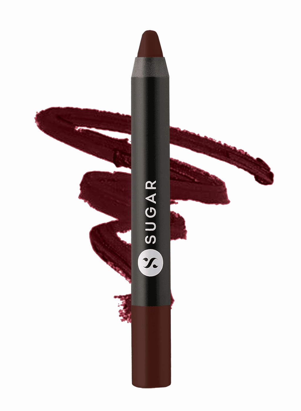 SUGAR Matte As Hell Crayon Lipstick - 13 Murphy Brown (Chocolate Burgundy)