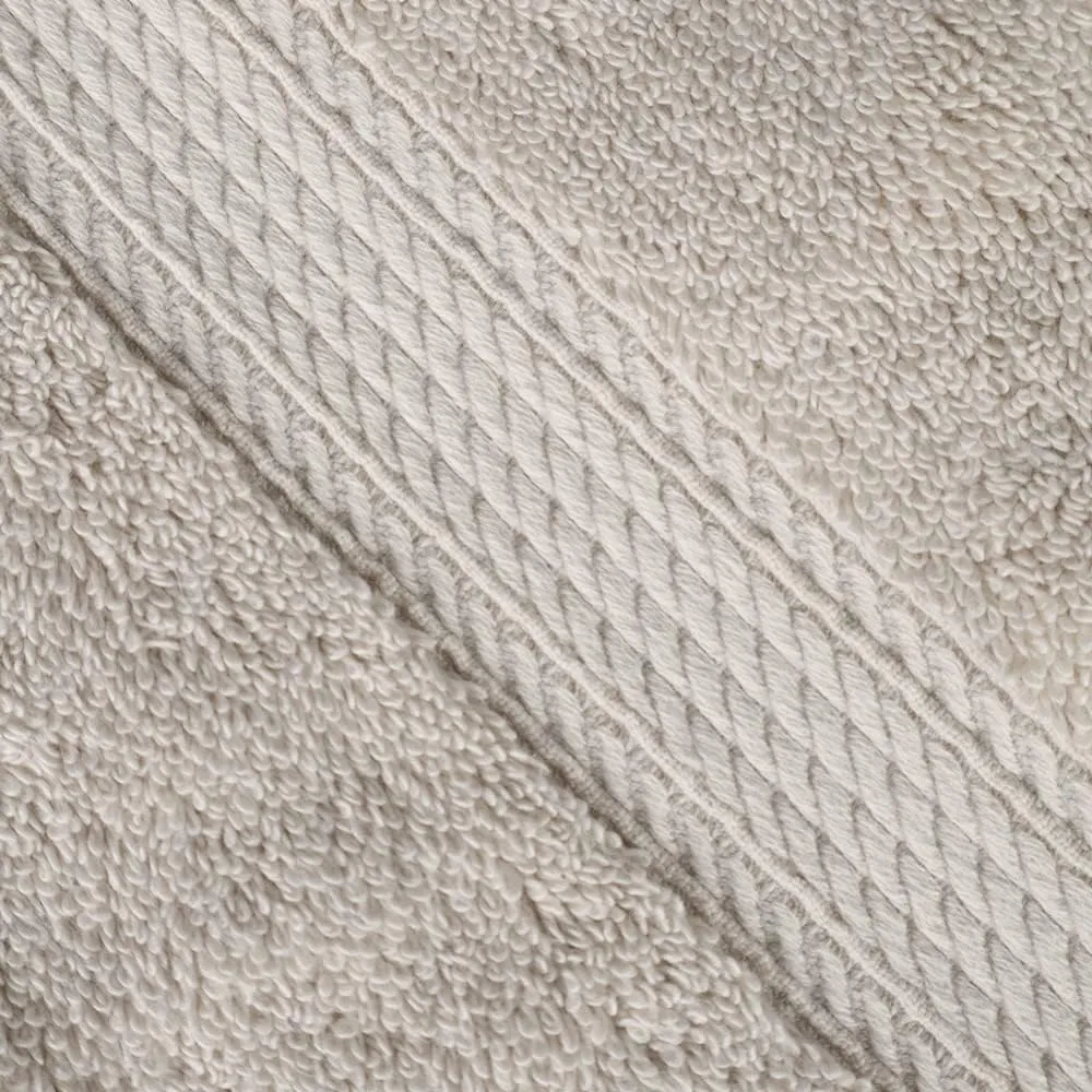 Superior Egyptian Cotton Pile 6 Piece Towel Set, Includes 2 Bath, 2 Hand, 2 Face Towels/Washcloths, Ultra Soft Luxury Towels, Thick Plush Essentials, Guest Bath, Spa, Hotel Bathroom, Stone
