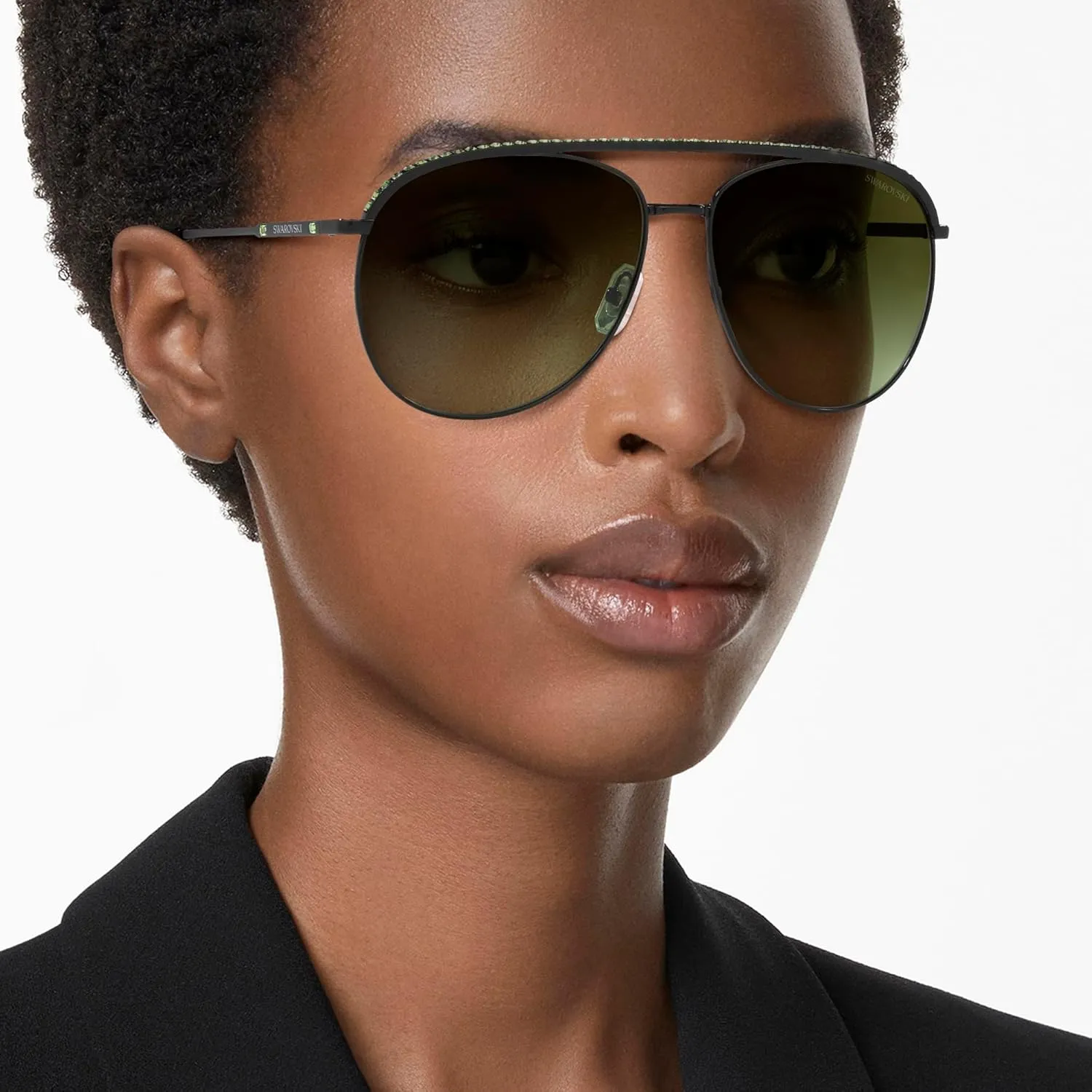 Swarovski Women's Sk7005 Aviator Sunglasses