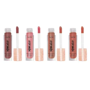 tarte maneater cheek plump blush set - pink, buff, coral & raspberry - travel size