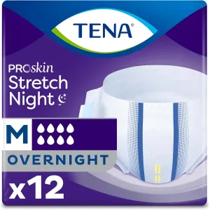 TENA ProSkin Overnight Stretch Brief M 12ct