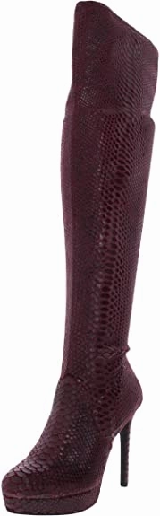 Thalia Sodi Womens Clarissa Tall Over-The-Knee Boots Purple 10 Medium (B,M)