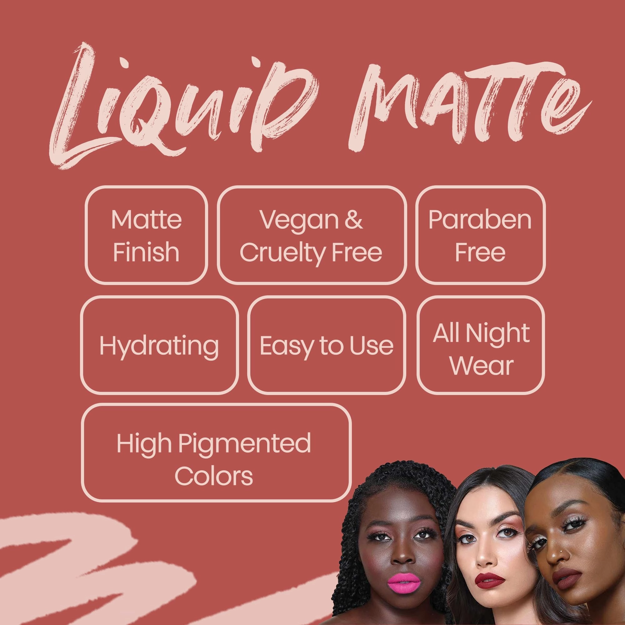 The Lip Bar Vegan Liquid Matte Lipstick, High Pigment Color & Long-Lasting with 8-12 Hours of Wear, Playmate – Fuchsia (AKA Big Gretch)