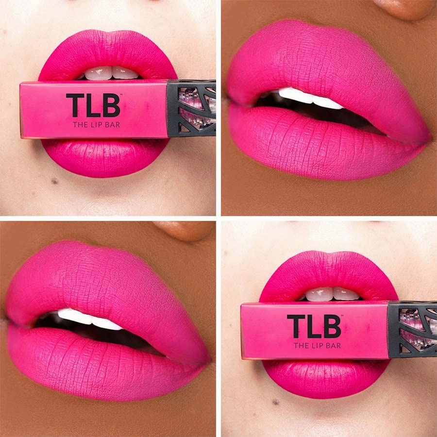 The Lip Bar Vegan Liquid Matte Lipstick, High Pigment Color & Long-Lasting with 8-12 Hours of Wear, Playmate – Fuchsia (AKA Big Gretch)