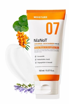 TheMogan NizNoT 07 Ceramide NP Cream – Advanced Skin Repair & Anti-Aging with Hydration, Soothing Cica, & Aging Killer Peptide 5.07oz