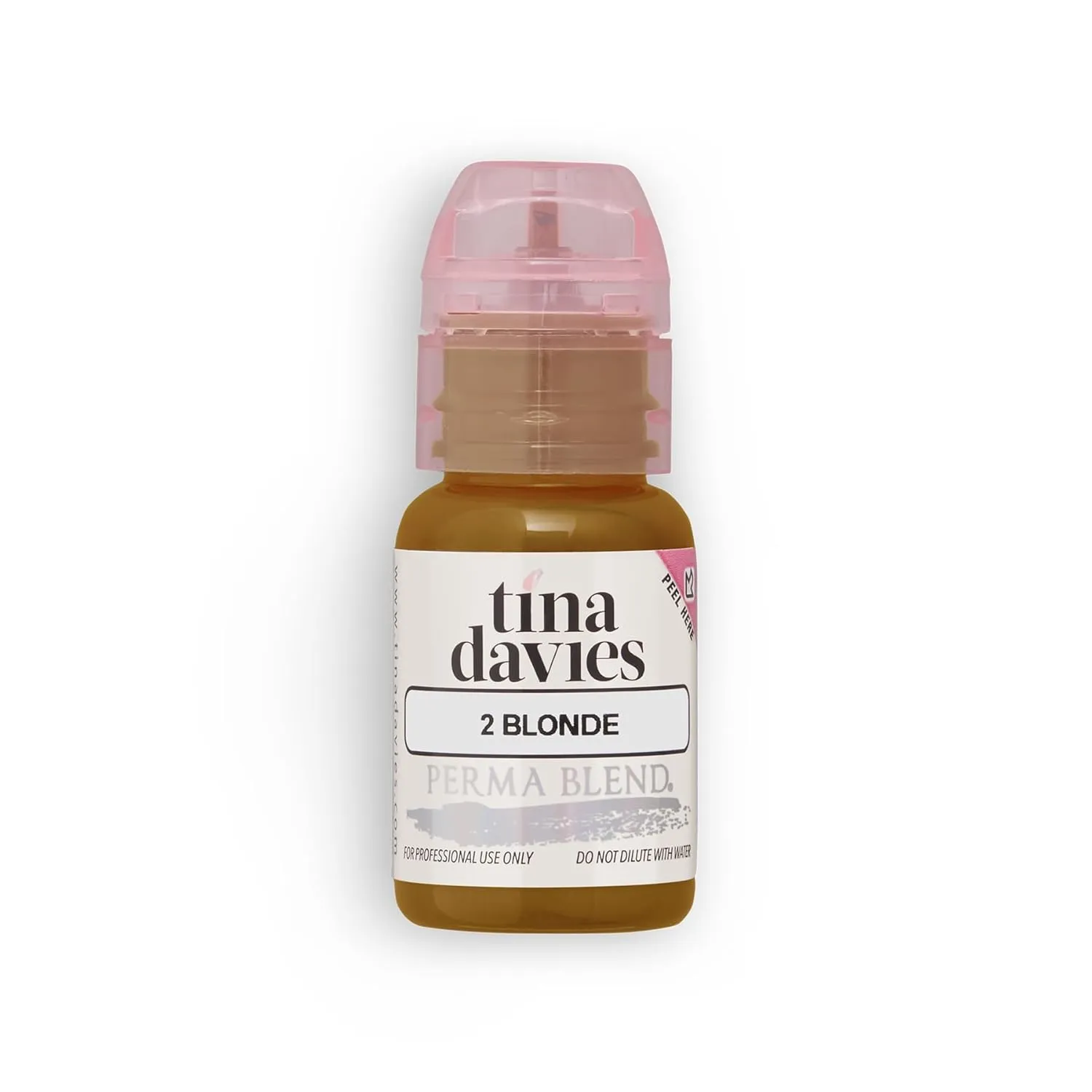 Tina Davies Professional X Perma Blend Brow Pigment - Permanent Eyebrow Makeup - Colours Heal True to Tone - High Retention - Blonde, 1/2oz