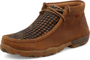 Twisted X Men's Chukka Driving Moc, Oiled Saddle/Blue, 9.5M