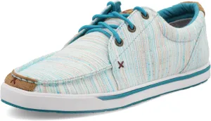 Twisted X Women's Hooey Loper, Moc Toe, Blue & Multi, 11 M