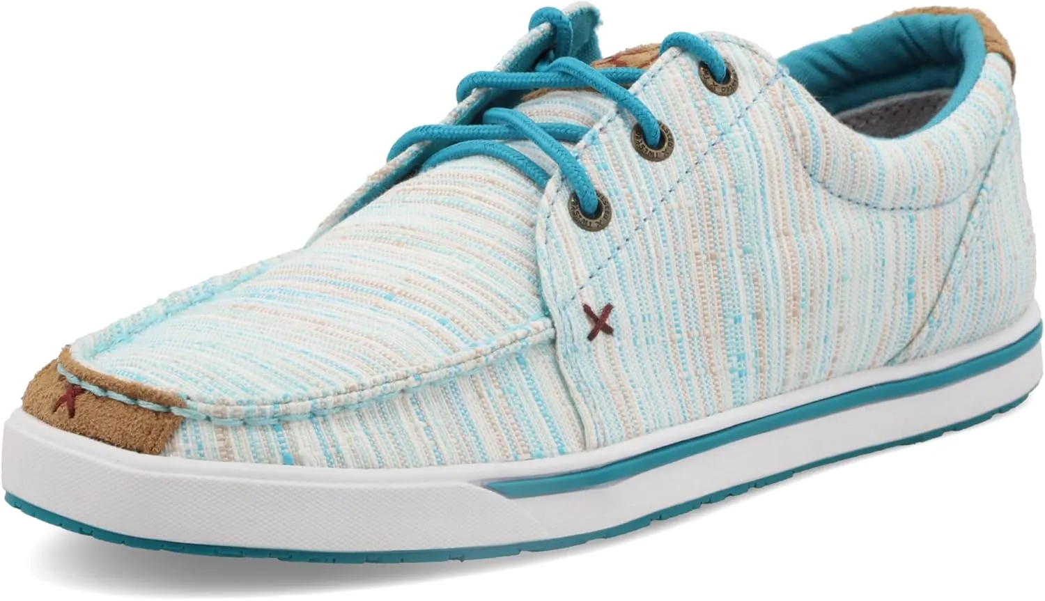 Twisted X Women's Hooey Loper, Moc Toe, Blue & Multi, 11 M