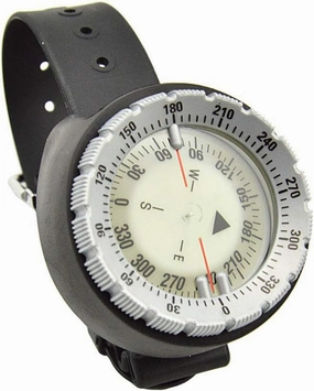 Underwater 50m Diving Compass Professional Waterproof Navigator Digital Luminous Balanced Watch for Swimming Diving Outdoor Sports Accessories Bungee Compass Underwater Compass Underwater