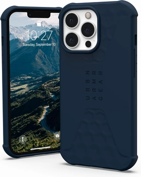 URBAN ARMOR GEAR UAG Designed for iPhone 13 Pro Case Blue Mallard Ultra-Thin Shock-Absorbent Sleek Smooth Soft Touch Silicone Antimicrobial Standard Issue Protective Cover, [6.1 inch Screen]