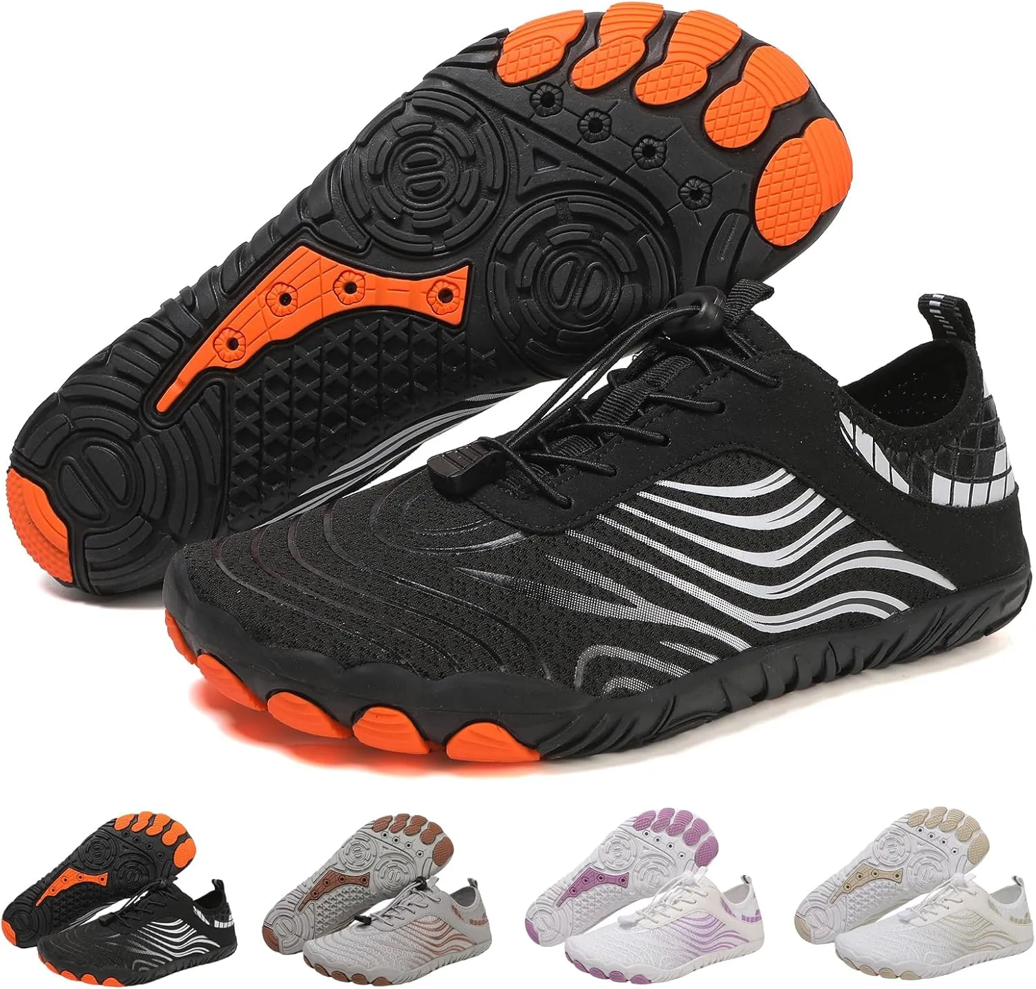 Vitality Shoes Women's Hike Barefoot Grounded Footwear Women, Non-Slip Wading Water Shoes Wide Toe Box