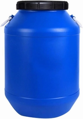 Water Tank 20L/30L/50L/60L Water Bucket,Household Water Storage,Outdoor Food Grade Plastic Water Tank,Large Circular Camp Water Tank(Blue,60L)