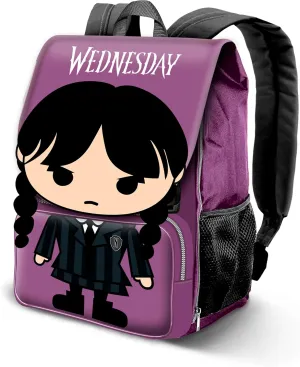 Wednesday EXP Chibi Expandable Backpack, Purple, Einheitsgröße
