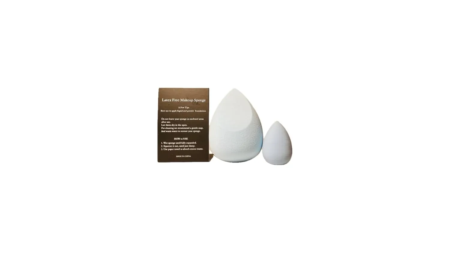 WetBeautyblender® | Latex Free Original Blender Makeup Sponge | Blend Liquid Foundations, Powders and Creams | Streak Free Application | Vegan, Cruelty Free (Sky Blue)