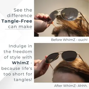 WhimZ Tangle Free Classic Aviator Sunglasses for Women 100% UV Protection Polarized Slim Frames Vintage Aviators
