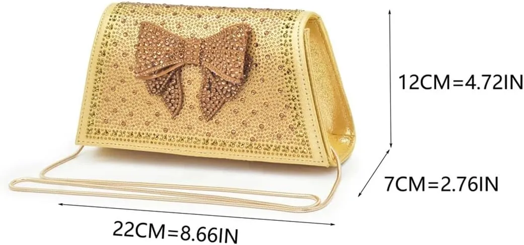 Women's Luxury Diamond Party Shoes and Bag Set with Pointed Toe Spike Heel Slingbacks for Wedding