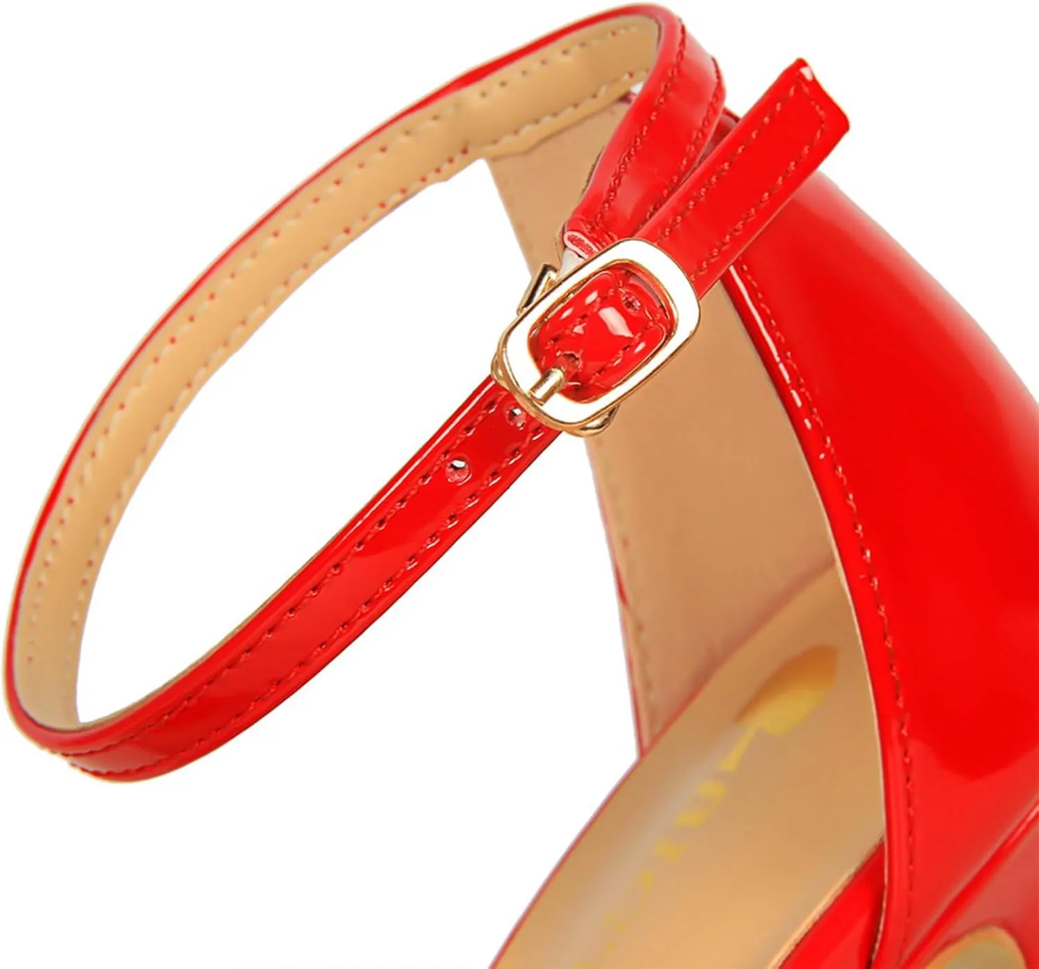 Women's Stilettos High Heels,4.3 Inch Sexy Heeled Sandals,Open Toe Ankle Strap Dress Wedding Party Shoes