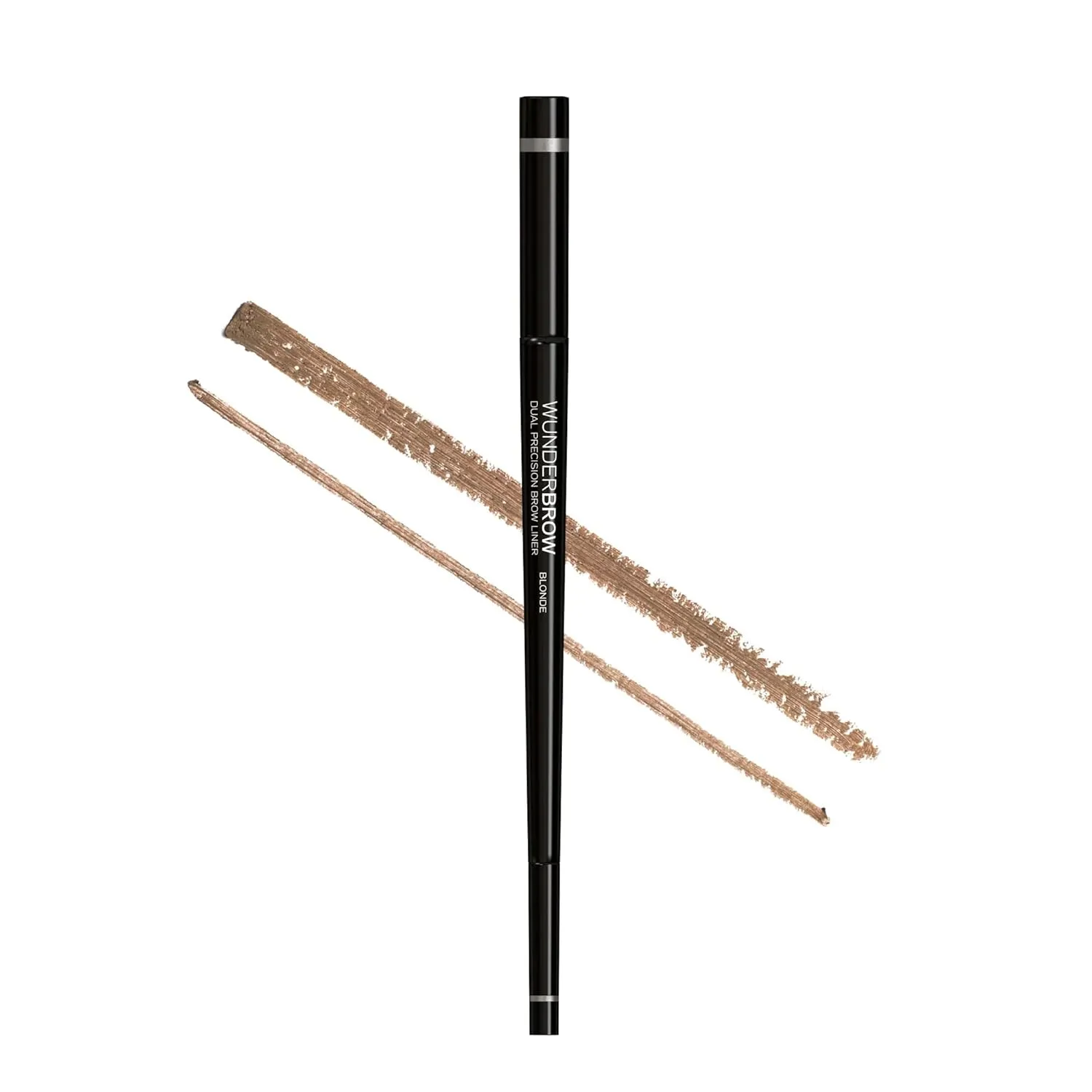 Wunderbrow Dual Precision Brow Liner, Eyebrow Liner Pencil With Angled Tip and Ultra Fine Tip Dual Precision Brow Liner Eye Brow Make Up, Color Blonde