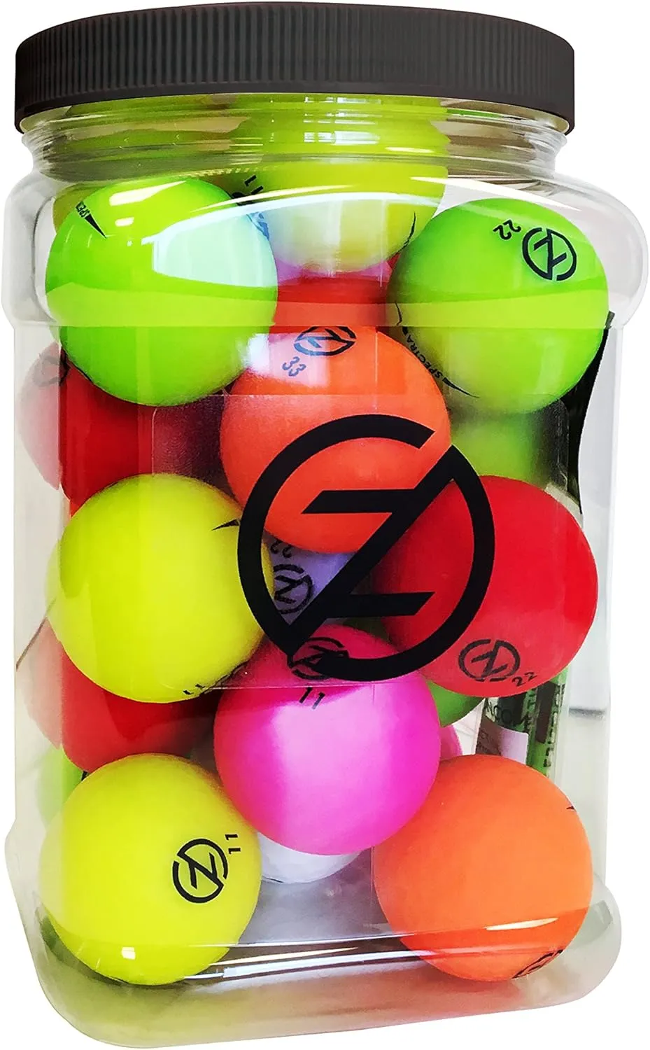 Zero Friction Spectra Golf Ball Super Jar, Multicolor, 1/2 gallon