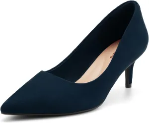 ZURIN Women's Pointed Toe Comfortable Stiletto Heels Closed Toe Dress Pumps Shoes for Wedding Work Office Business 2 1/2 inch