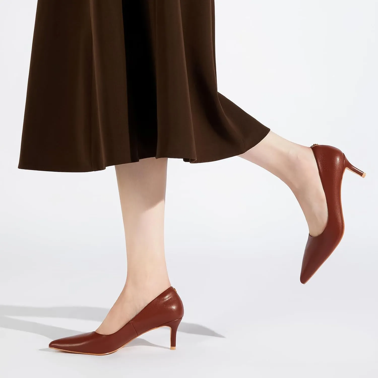 ZURIN Women's Pointed Toe Comfortable Stiletto Heels Closed Toe Dress Pumps Shoes for Wedding Work Office Business 2 1/2 inch