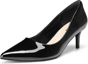 ZURIN Women's Pointed Toe Comfortable Stiletto Heels Closed Toe Dress Pumps Shoes for Wedding Work Office Business 2 1/2 inch