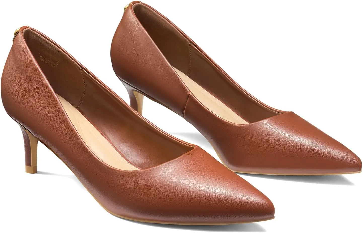 ZURIN Women's Pointed Toe Comfortable Stiletto Heels Closed Toe Dress Pumps Shoes for Wedding Work Office Business 2 1/2 inch