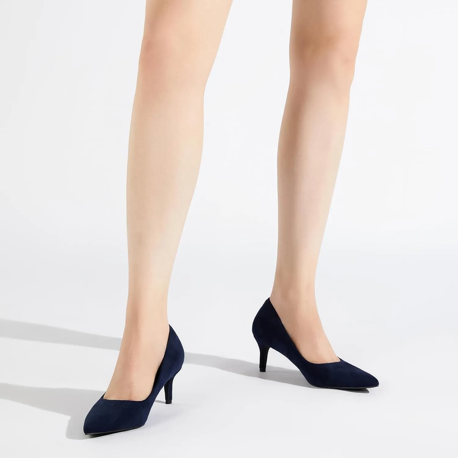 ZURIN Women's Pointed Toe Comfortable Stiletto Heels Closed Toe Dress Pumps Shoes for Wedding Work Office Business 2 1/2 inch