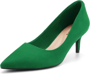 ZURIN Women's Pointed Toe Comfortable Stiletto Heels Closed Toe Dress Pumps Shoes for Wedding Work Office Business 2 1/2 inch